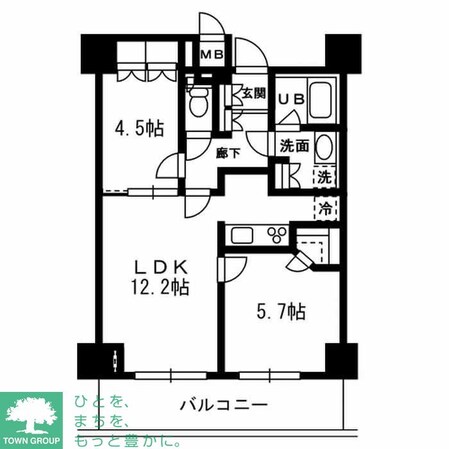 レジディア杉並方南町の物件間取画像